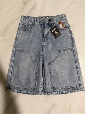 Light Wash Denim Shorts
